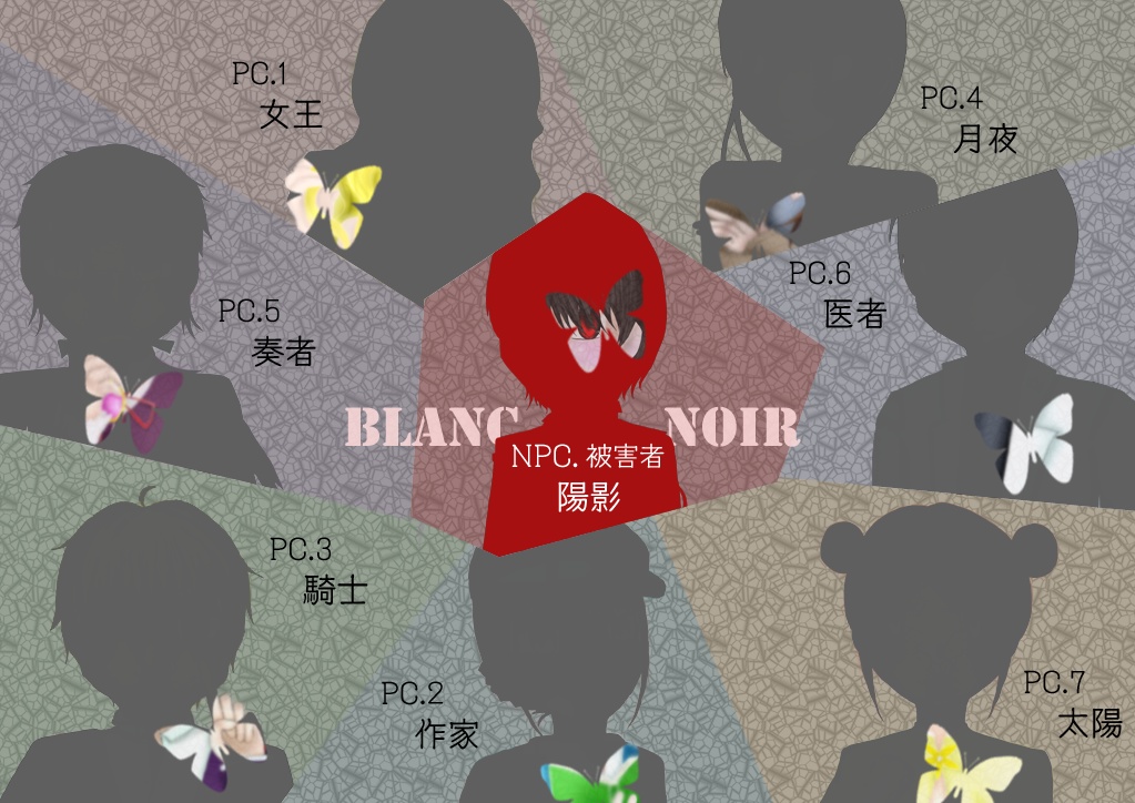 BLANC&NOIR【マーダーミステリー7人用シナリオ】