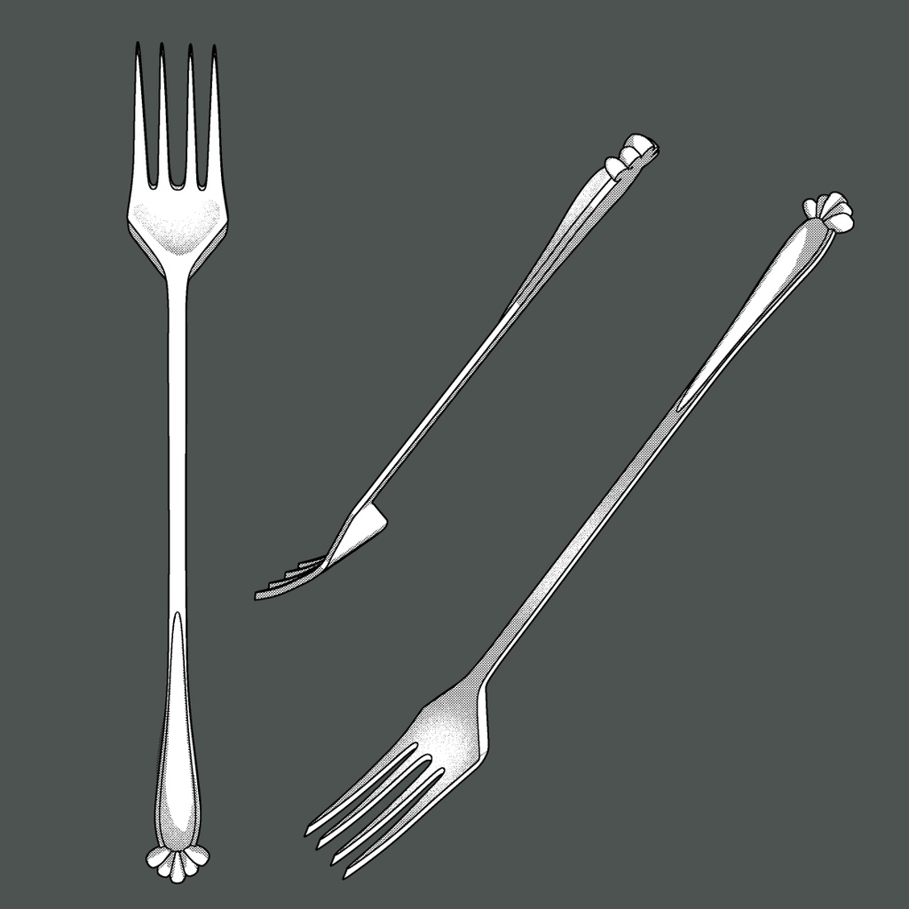 4/12まで期間限定【TWST】リエーレ王子のフォーク型かんざし