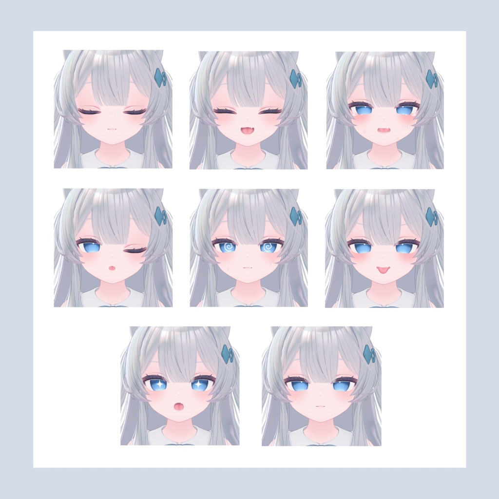 【Lime】Cat face animation 8種類!
