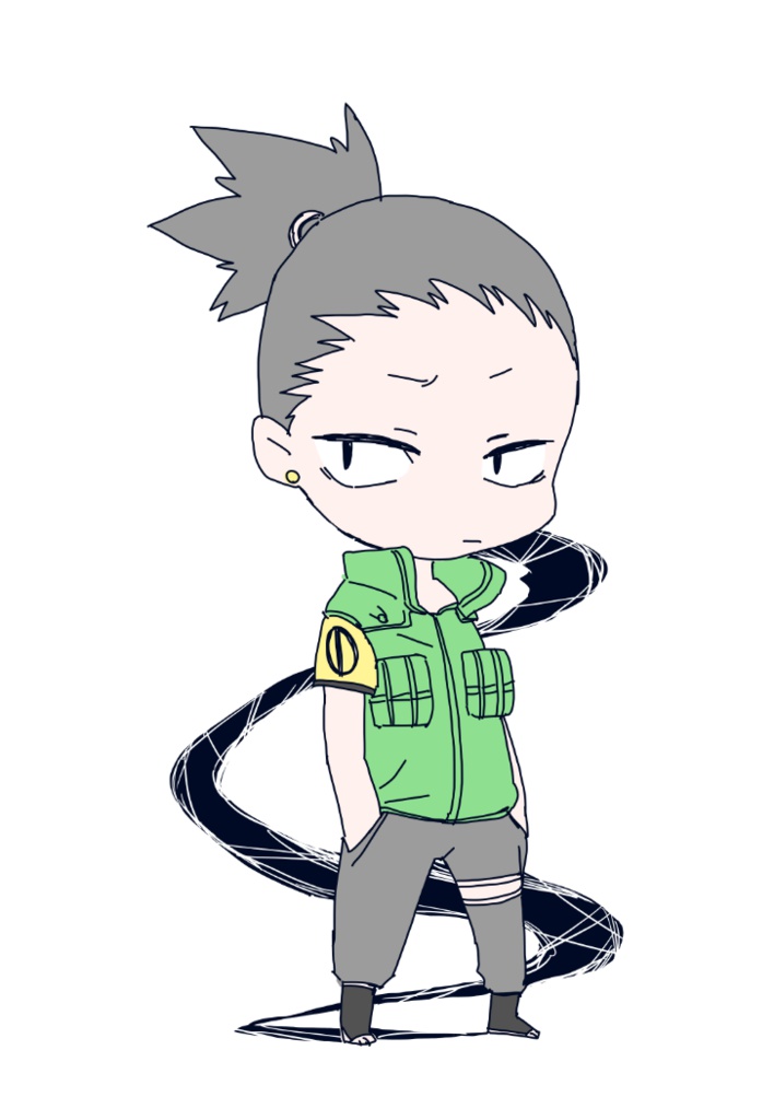 シカマルみにすてっかー