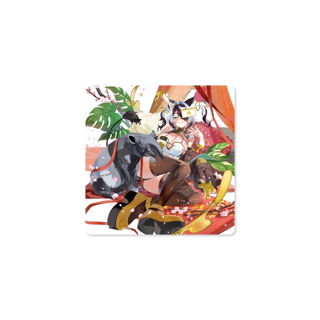 【喪ノ黒バク】正方形プレイマット【デビュー記念】