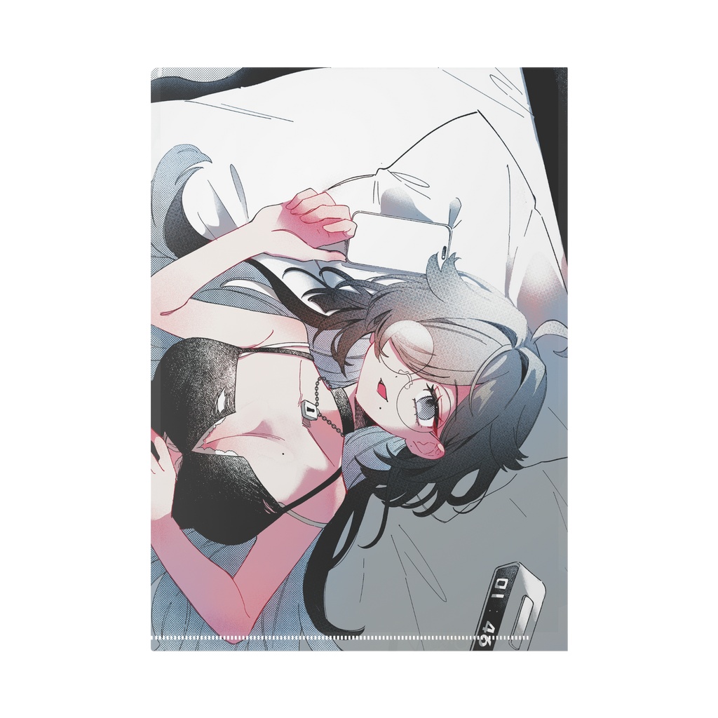 【喪ノ黒バク&■■■】両面クリアファイル【デビュー記念】