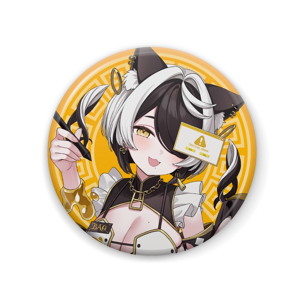 【喪ノ黒バク】缶バッジ【デビュー記念】