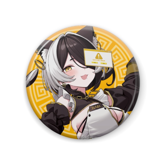 【喪ノ黒バク】缶バッジ【デビュー記念】