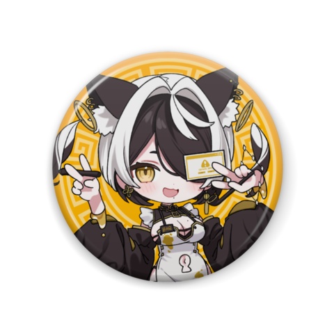 【喪ノ黒バク】缶バッジ【デビュー記念】
