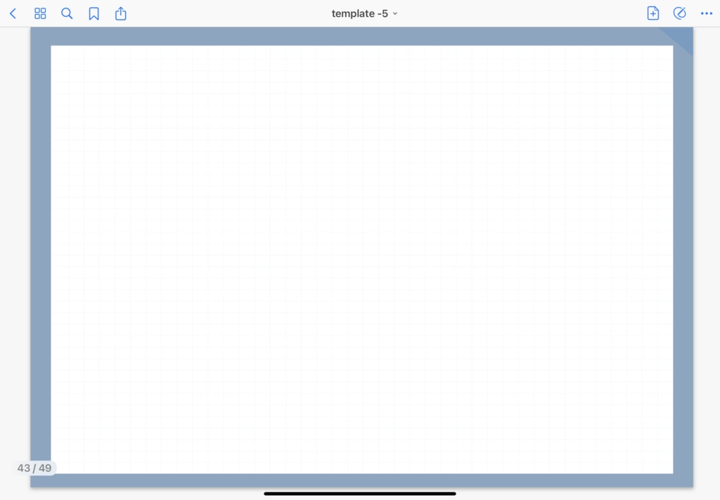 れもプラ テンプレート(青)