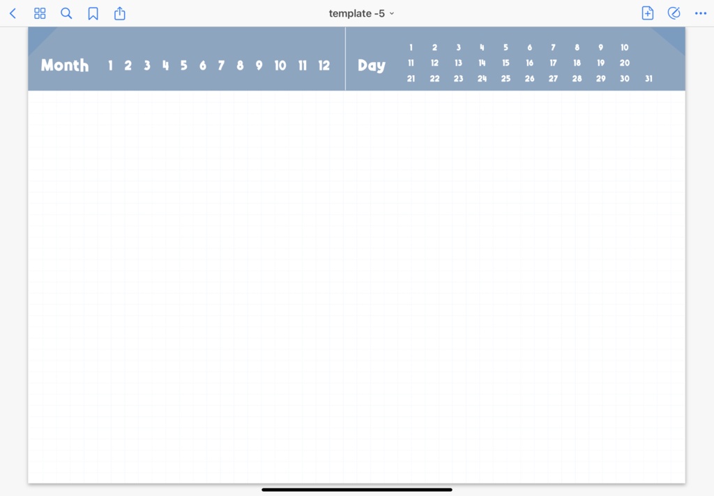 れもプラ テンプレート(青)