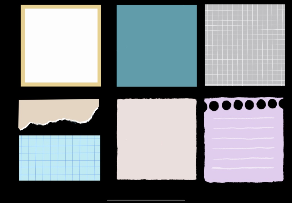 ステッカー素材①