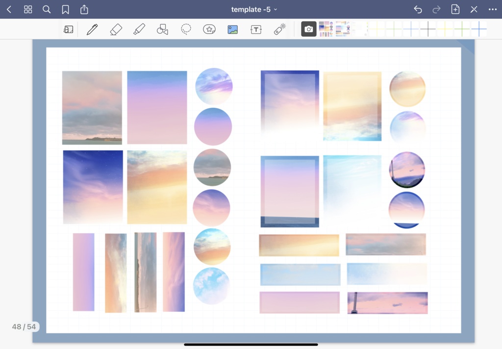 ステッカー素材②