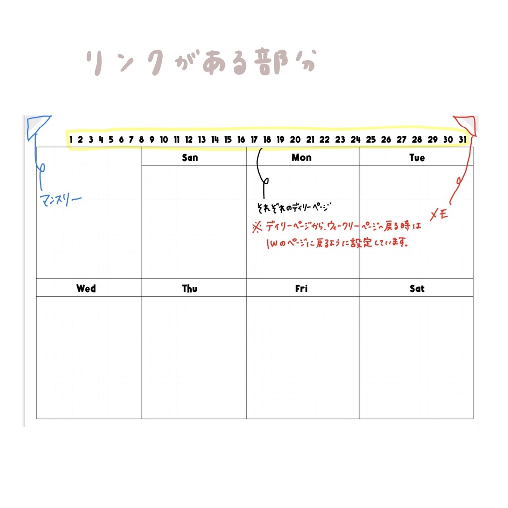 デジタルプランナー l テンプレート l 白紙 l れもプラ l
