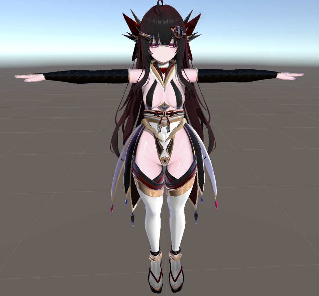 天照の浄衣【対応アバター:萌・セレスティア・桔梗】