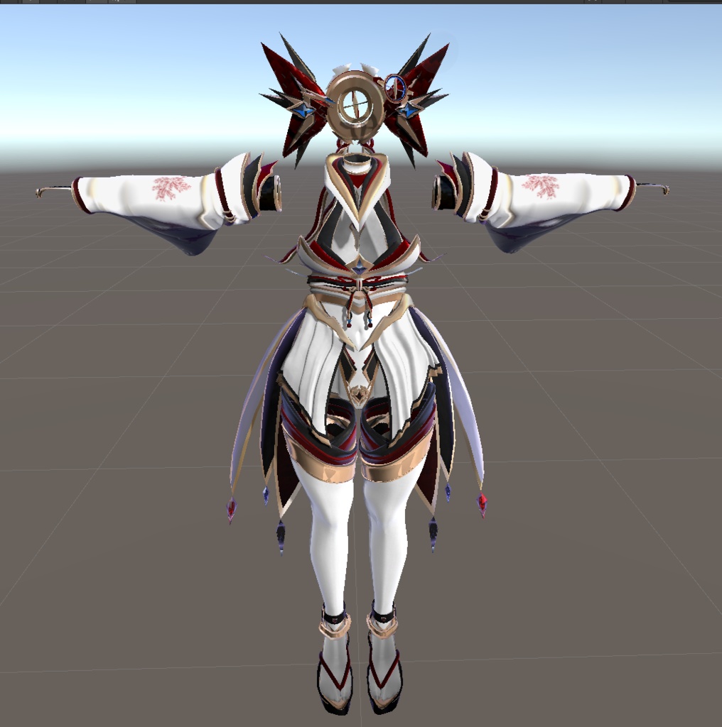 天照の浄衣【対応アバター:萌・セレスティア・桔梗】