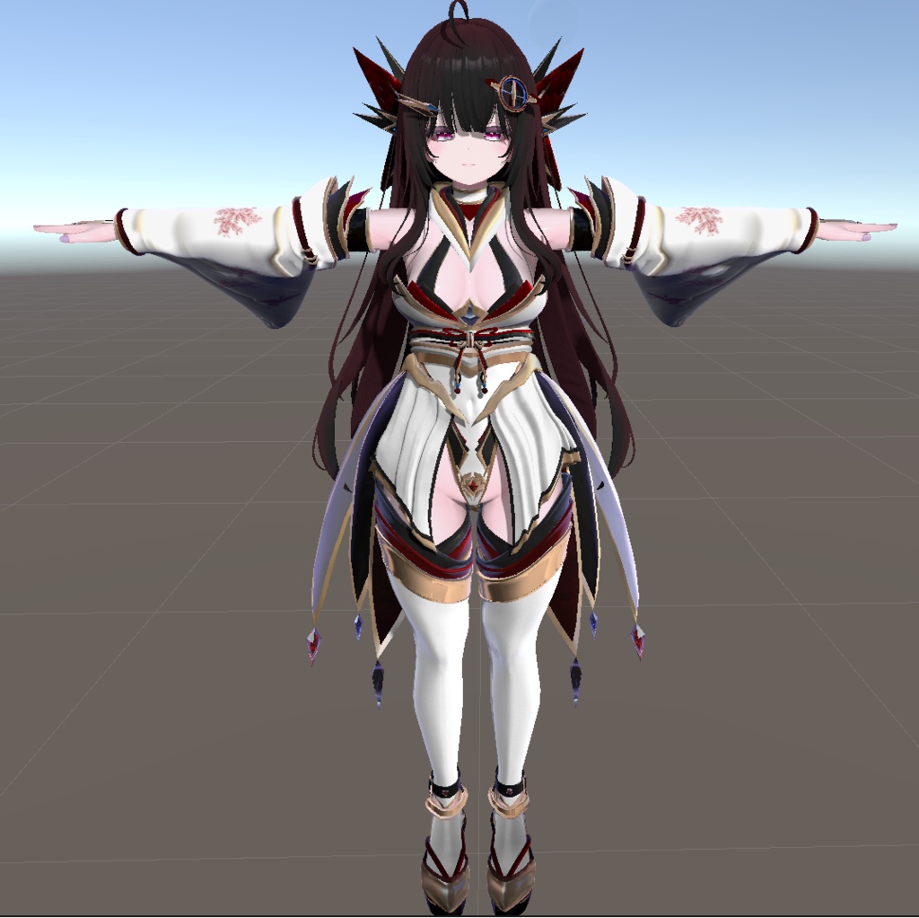 天照の浄衣【対応アバター:萌・セレスティア・桔梗】