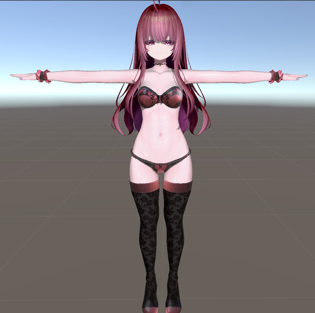 Sweet_Lingerie_Set -宵姫-【対応アバター:萌・舞夜・セレスティア・マヌカ】