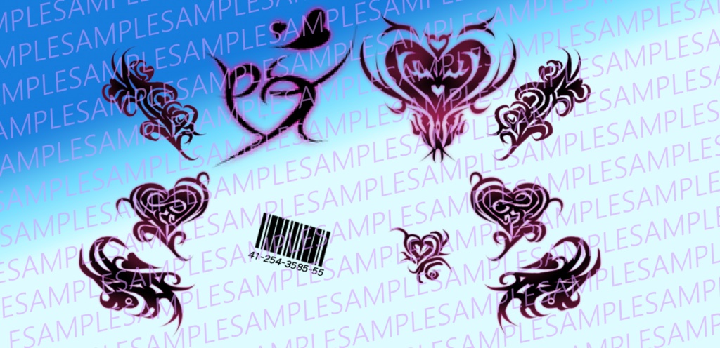 The Follen:LILITH=堕=(Tattoo8種+α付属)【対応アバター:萌・マヌカ・セレスティア・桔梗】