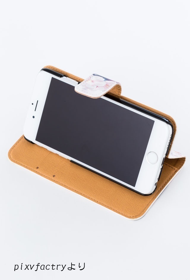 長州志士家紋(パステル)手帳型iPhoneケース