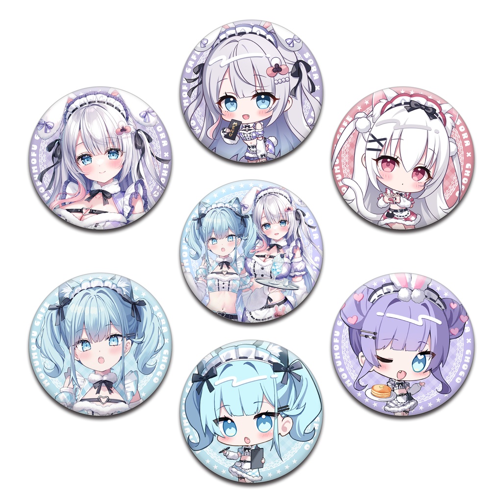 『Sora × Choco MOFUMOFU cafe』缶バッジ（セット）