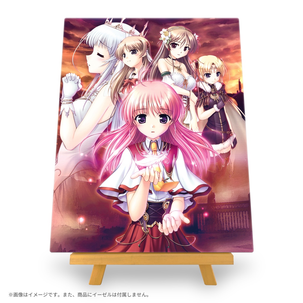 F6キャンバスアート01/『穢翼のユースティア』プロモーションビジュアル