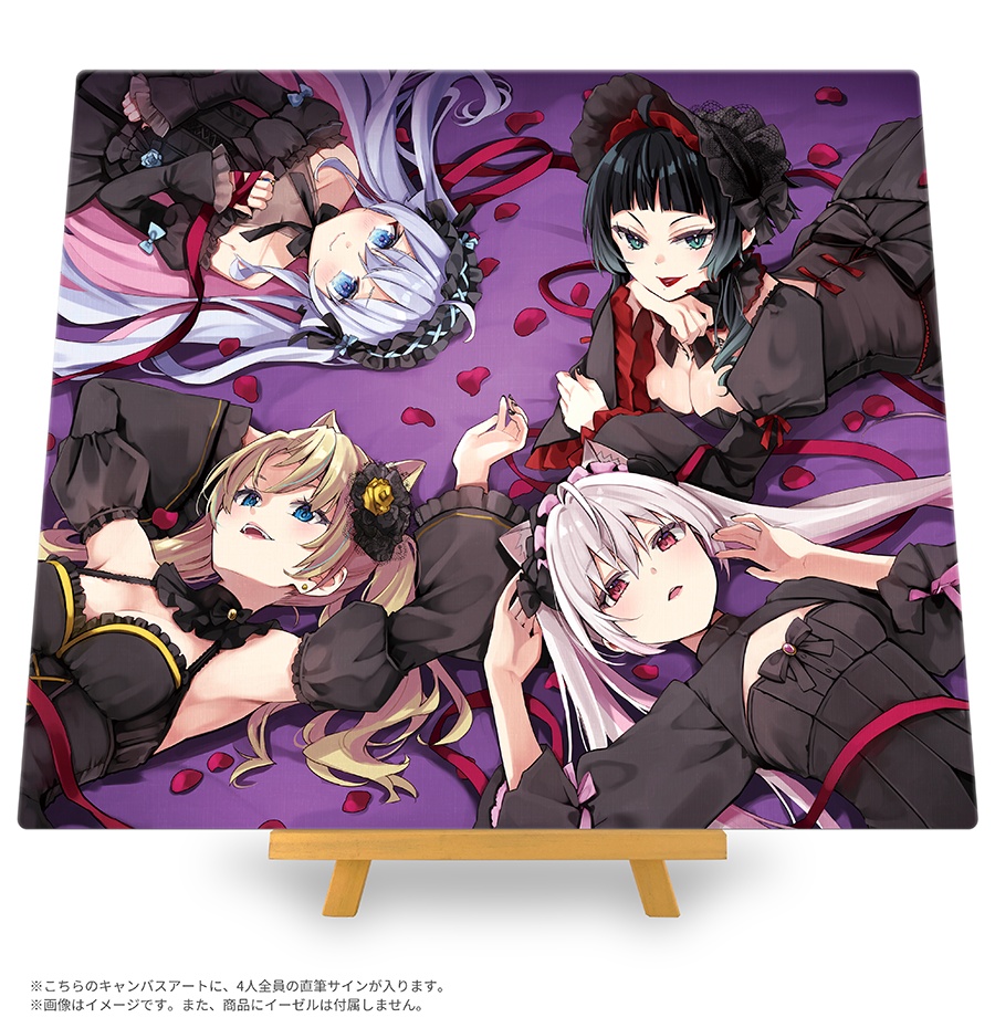 F10キャンバスアート　No.02 ファントメアカフェキービジュアル