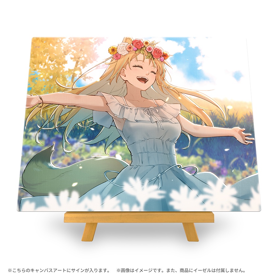 F6キャンバスアート No.08 えれっと・在りし日