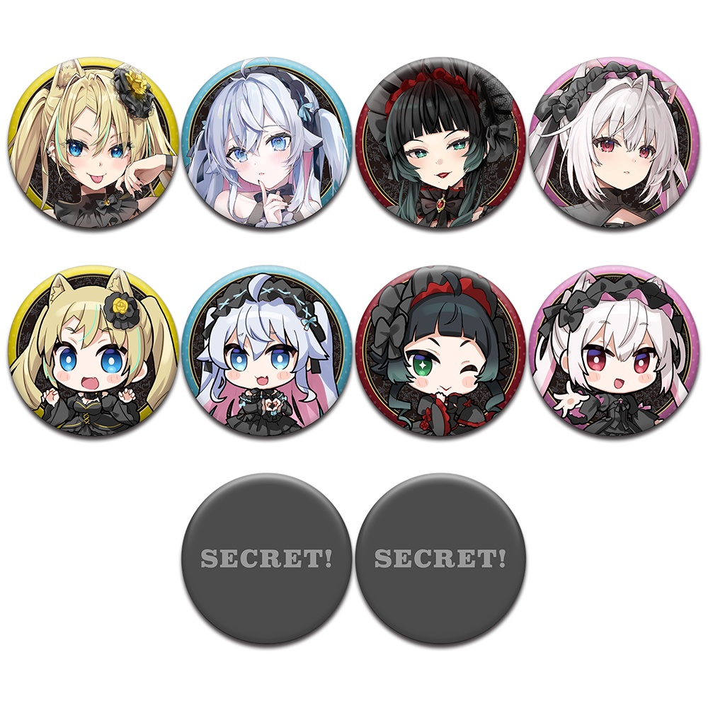 【単品】ファントメアカフェ 缶バッジ