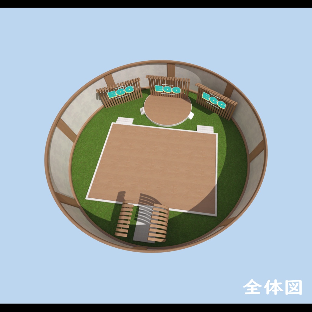 【無料】Egg【エッグ・集会イベント用ワールド】