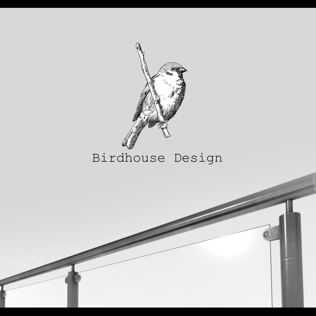 Glass Railing.1【ワールド用ガラスパネルの手すり】