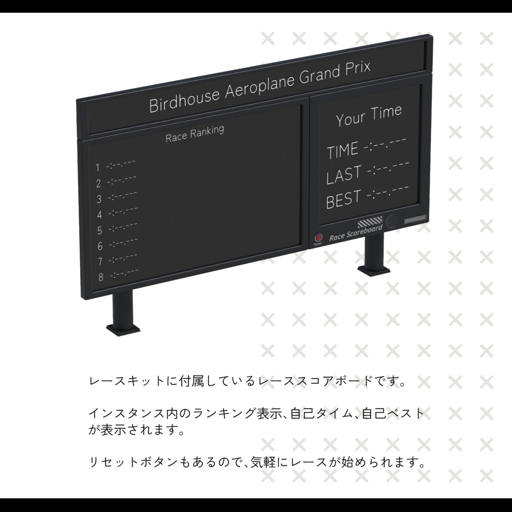 Aeroplane【ワールド用小型複葉機アセット】