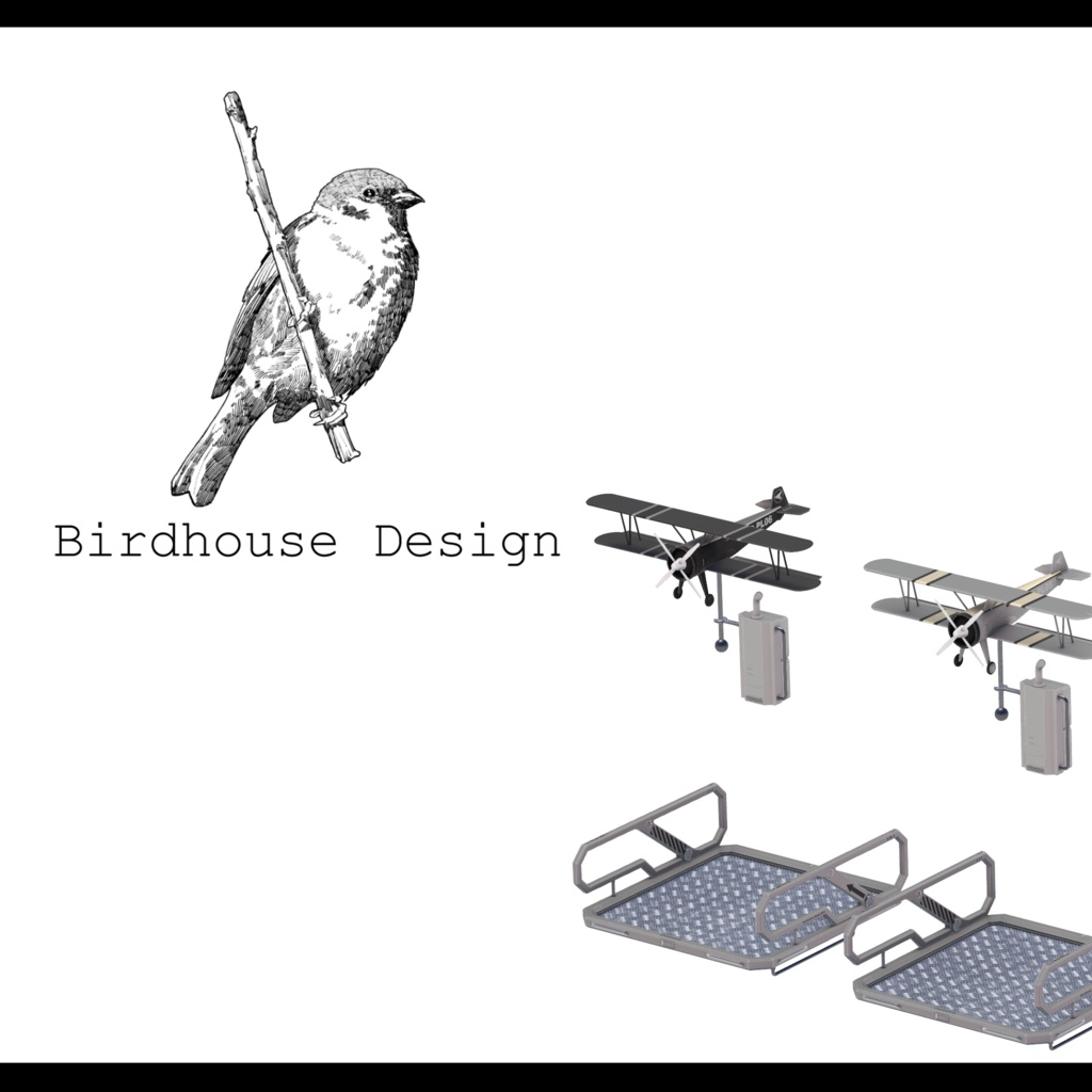 Aeroplane【ワールド用小型複葉機アセット】