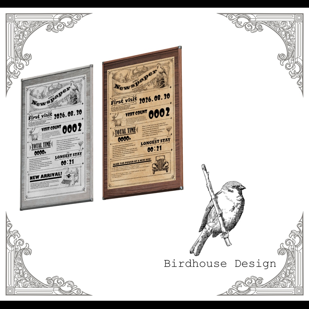 World Newspaper【新聞風ワールドログボード】