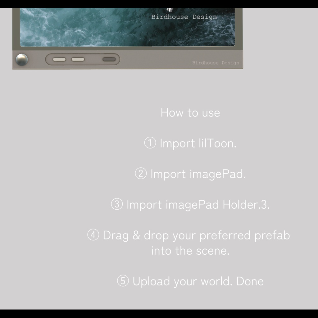 imagePad Holder.3【imagePad拡張機能搭載差し替えモデル】