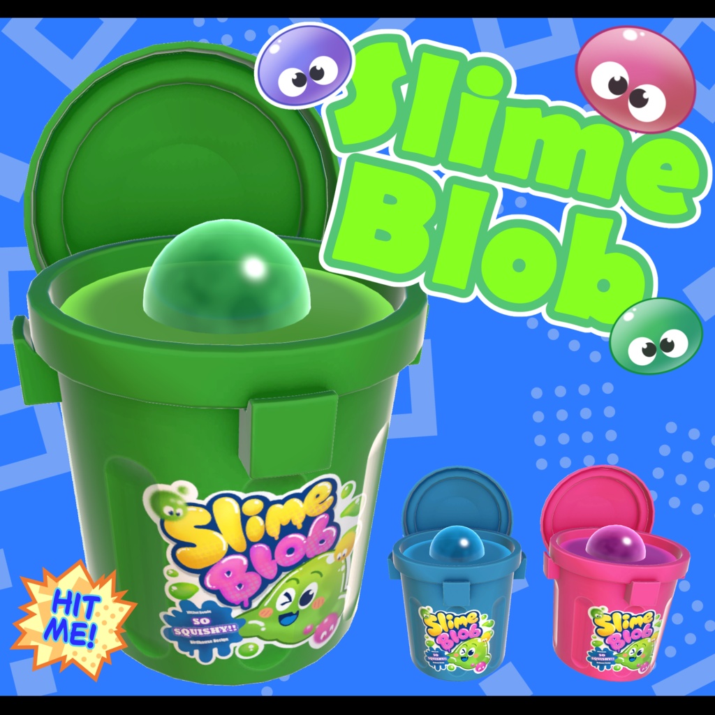 Slime Blob【投げてアバターにもくっつくスライム】