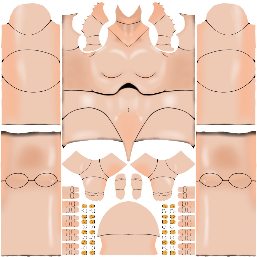 Animatronic Doll Skin
