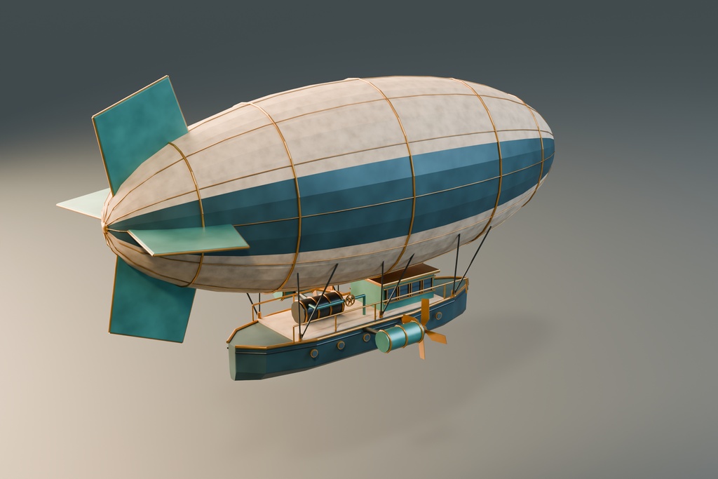 【期間限定価格】3D蒸都 スチームパンク大都市 FBX・blender