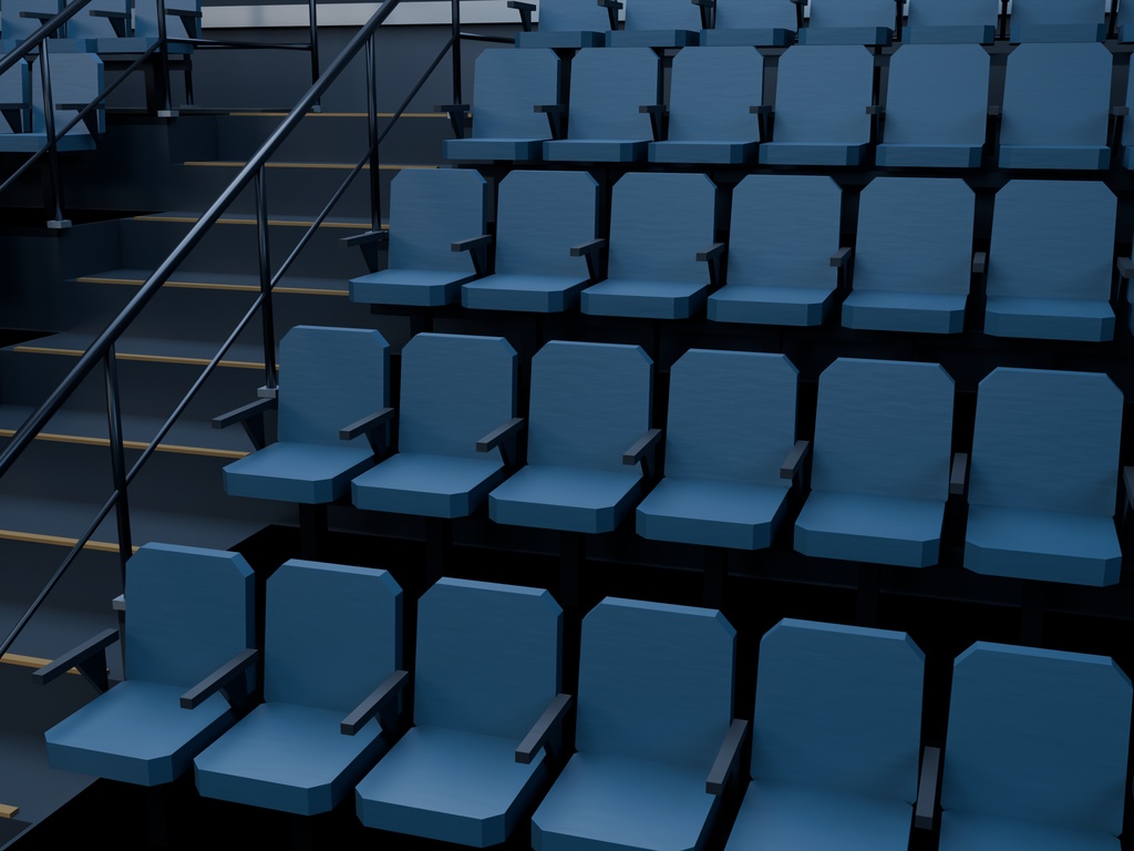 【期間限定価格】3D格闘技MMA会場blender・FBX背景素材