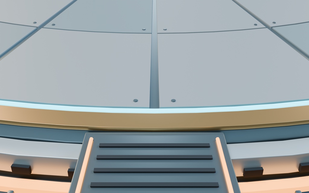 【期間限定価格】3D架空のバトルスタジアム 会場blender・FBX背景素材