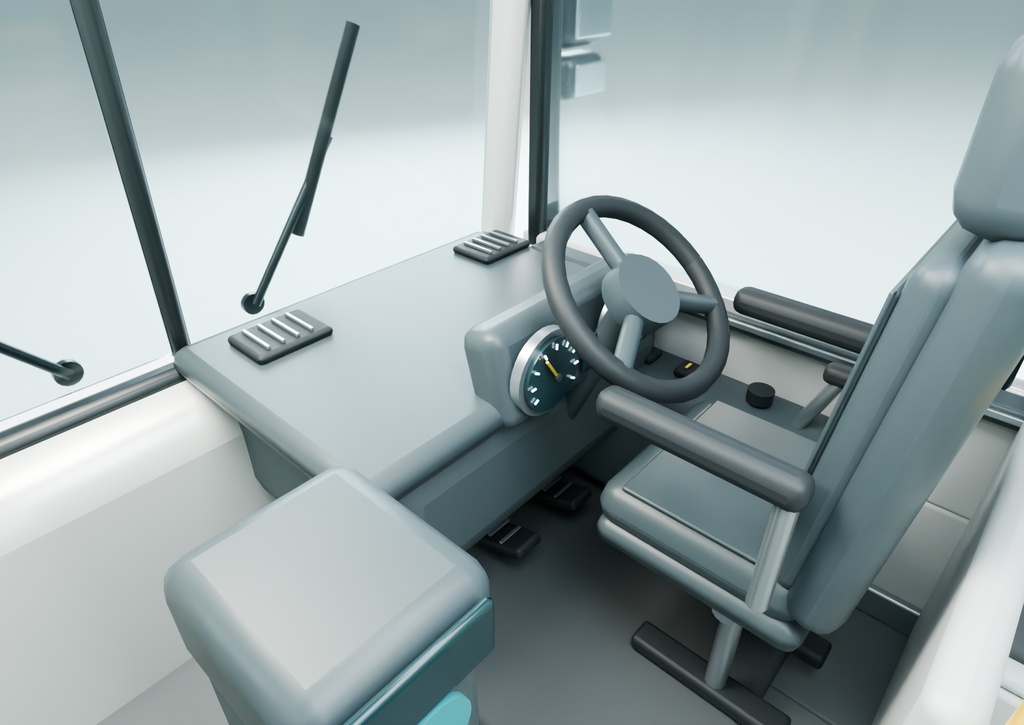 【期間限定価格】3Dバス外装+内装込み 高品質blender・FBX背景素材