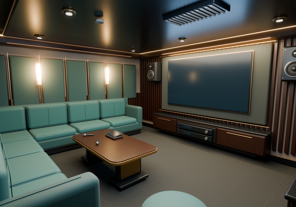 【期間限定価格】内装 VIPカラオケルーム 高品質blender FBX背景素材