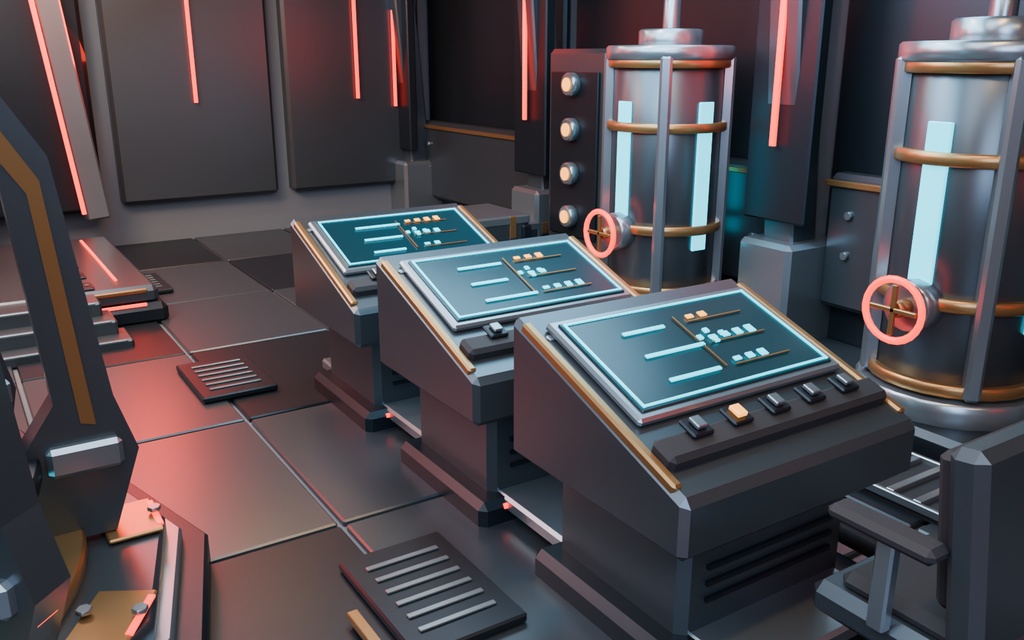 【期間限定価格】3D悪党のアジト 敵の秘密基地 FBX背景素材高品質blender