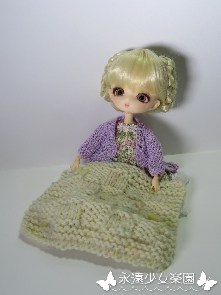 ドールサイズ ニットブランケット【KNI-004】