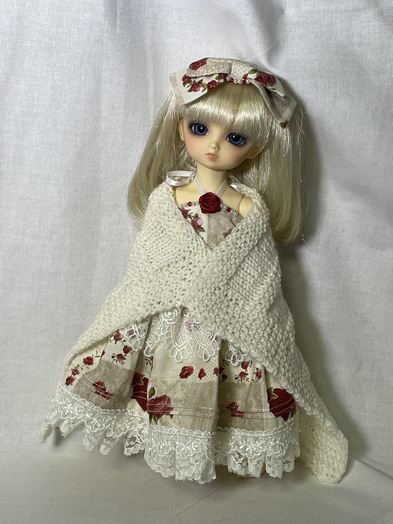 ドールサイズ ニットブランケット【KNI-006】