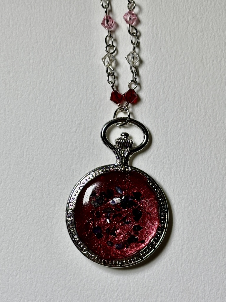 キーホルダー 冥桜時計 〜賑(にぎわい)〜