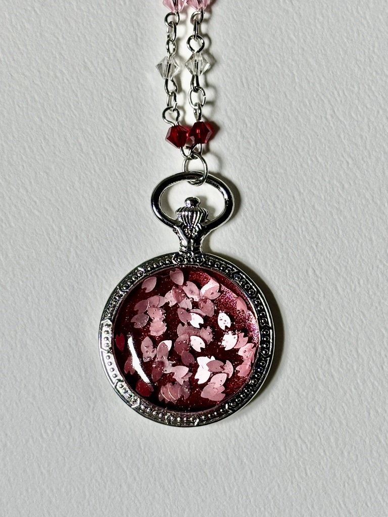 キーホルダー 冥桜時計 〜花弁(はなびら)〜