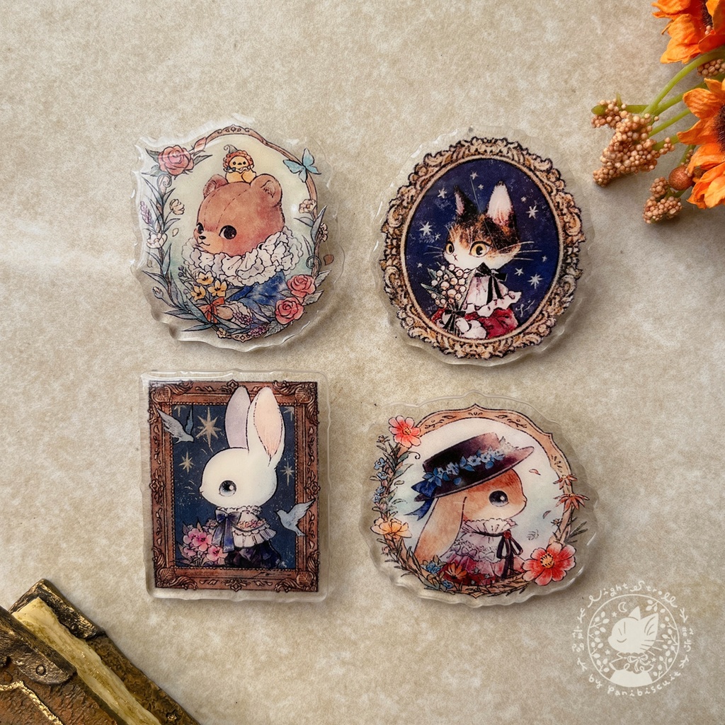 アクリルブローチ【The Little Portraits.】