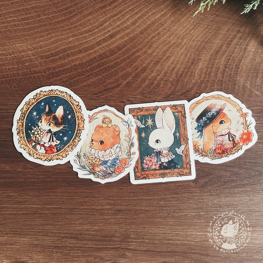 【 message card set 】The Little Portraits.