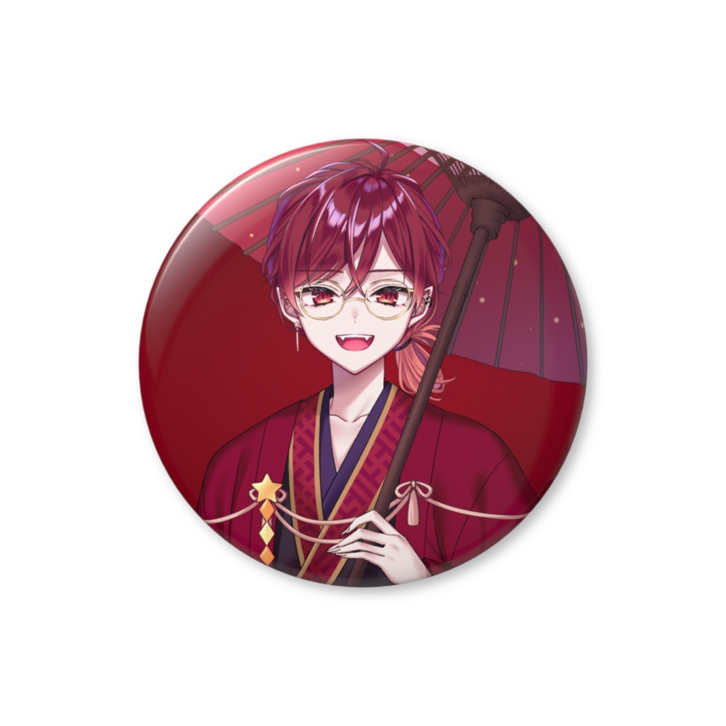 星海昴　（和装Ver.）缶バッジ