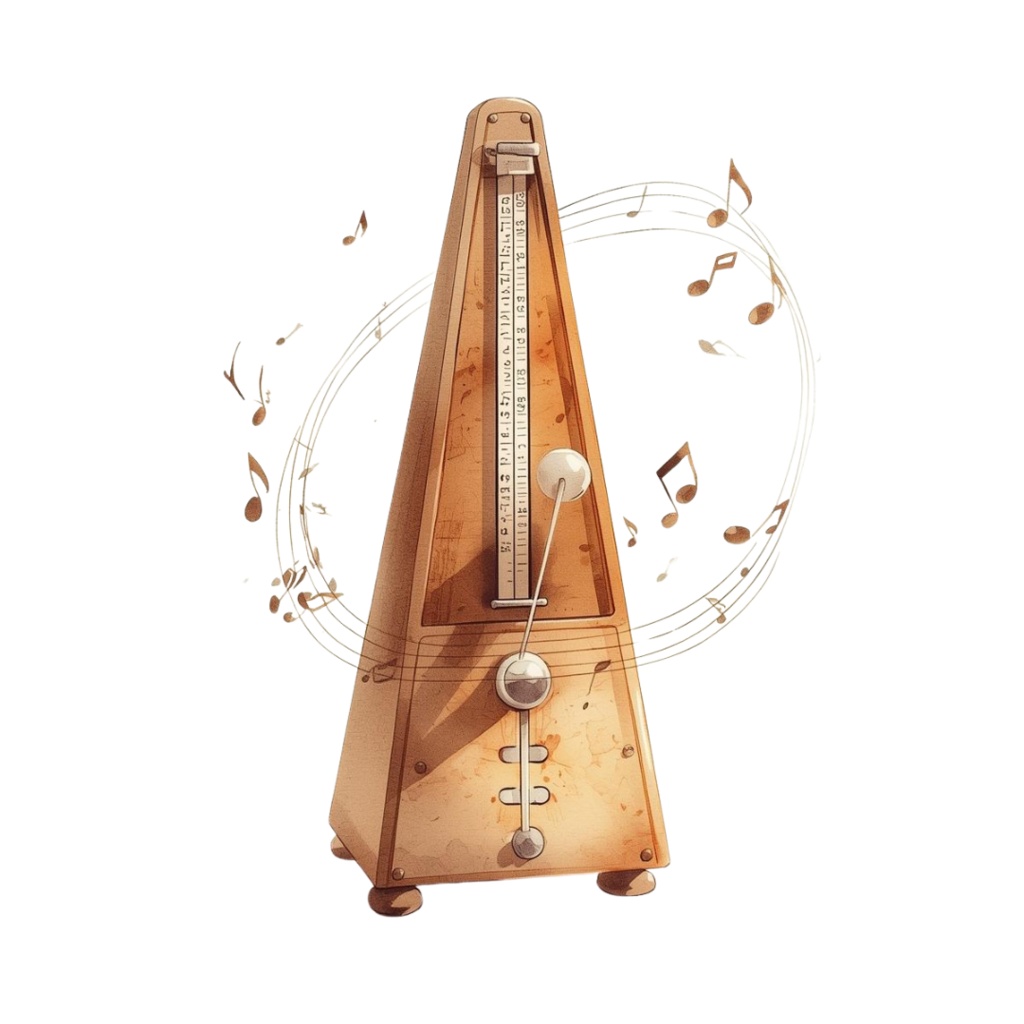 クラシック音楽の水彩クリップアート|15点セット(PNG形式・背景透過) — アースカラーで描く、静かで上品なアンティーク楽器コレクション —