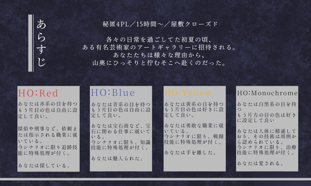 CoCシナリオ「爛燦爛漫」SPLL:E119245