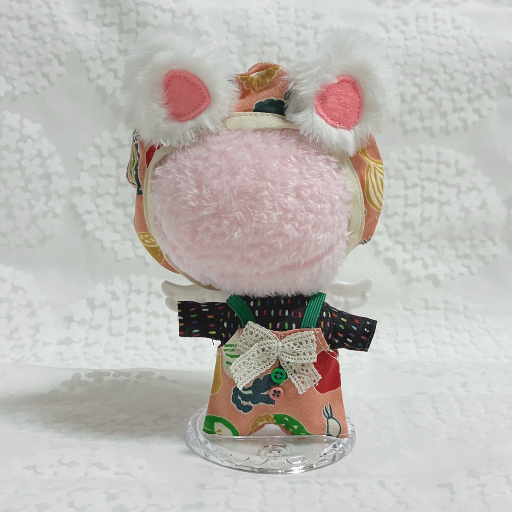 【15~16cm】バリエーション サロペット&シャツ ベレー帽 おやさい