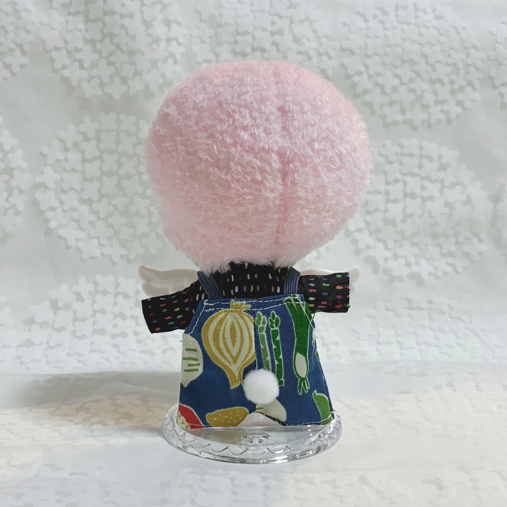 【15~16cm】バリエーション サロペット&シャツ ベレー帽 おやさい